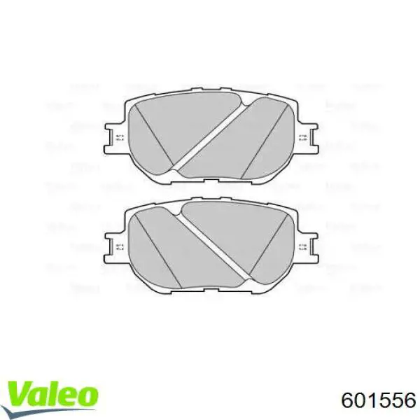 Передние тормозные колодки 601556 VALEO