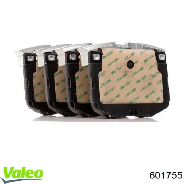 Купить 601755 VALEO Колодки тормозные
