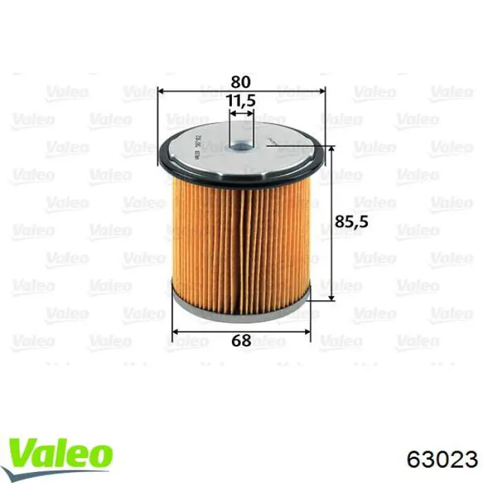 Фара левая 63023 VALEO