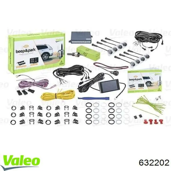 Парктроник, комплект установочный VALEO 632202 цена, от 257.21 USD