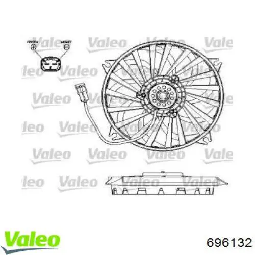 Электровентилятор охлаждения 696132 VALEO