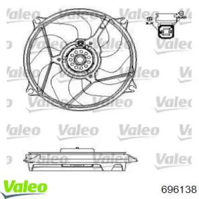 Электровентилятор охлаждения 696138 VALEO