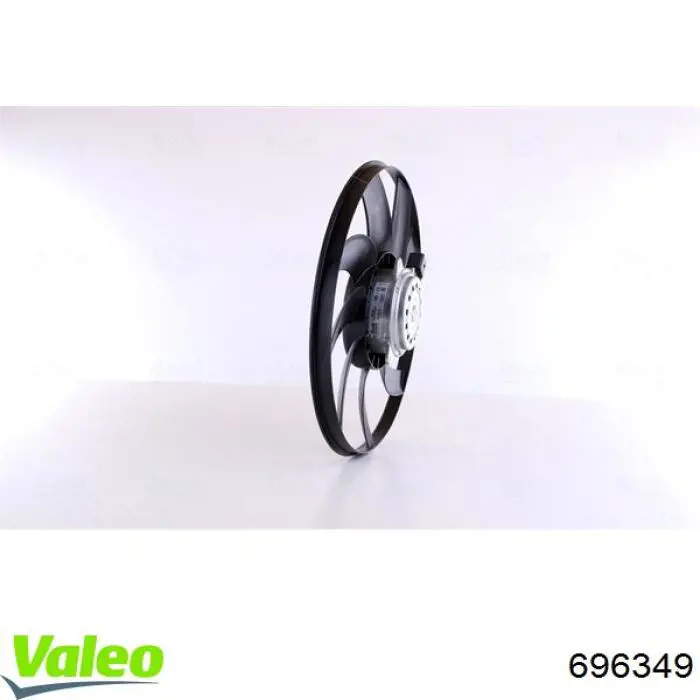 Купить 696349 VALEO Электровентилятор охлаждения в сборе (мотор+крыльчатка) правый