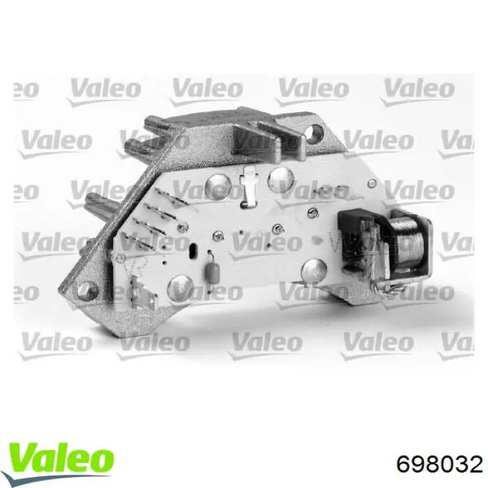 698032 VALEO резистор (сопротивление вентилятора печки (отопителя салона))