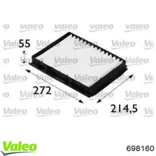 Купить 698160 VALEO Фильтр салона угольный