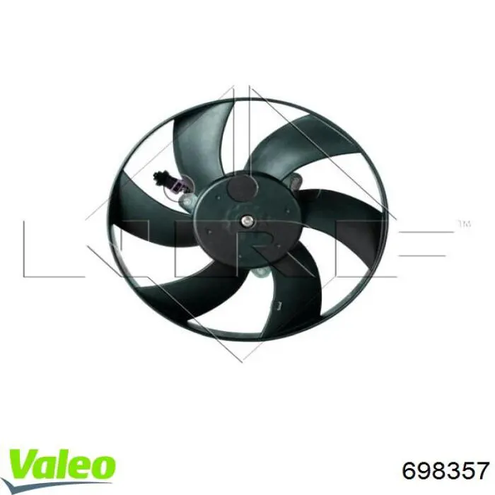 Ventilador (rodete +motor) refrigeración del motor con electromotor completo 698357 VALEO