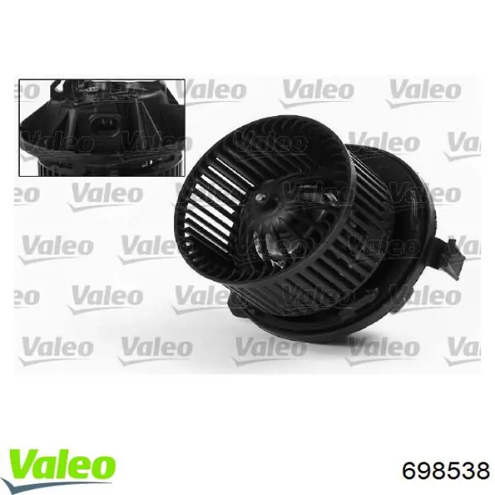 Motor eléctrico, ventilador habitáculo 698538 VALEO