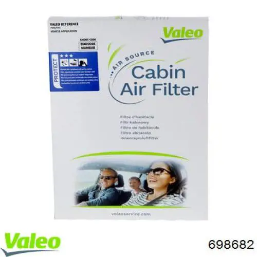 Воздушный фильтр салона VALEO 698682