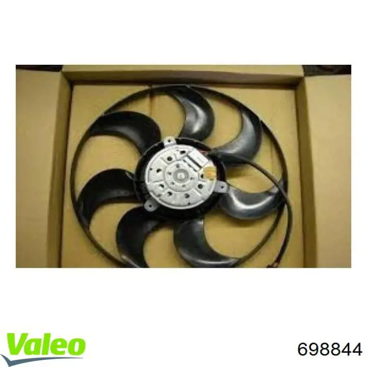 Купить 698844 VALEO Электровентилятор охлаждения в сборе (мотор+крыльчатка)