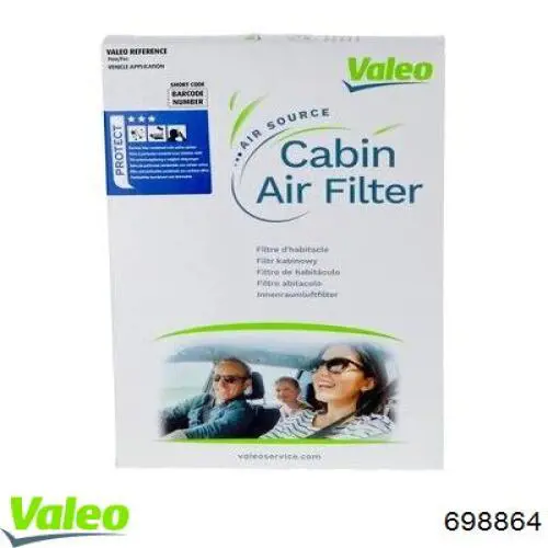 Воздушный фильтр салона VALEO 698864