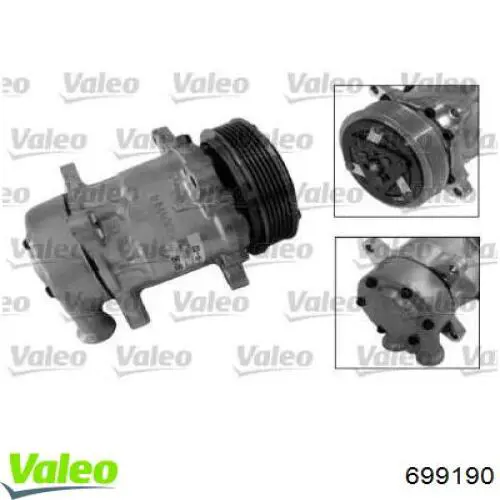 699190 VALEO Компрессор хладагента