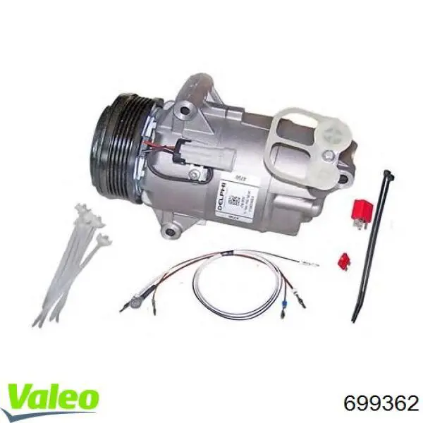 Компрессор кондиционера 699362 VALEO