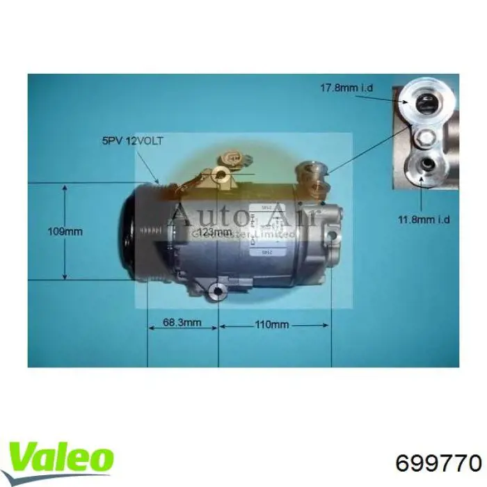 Купить 1854185 Opel Компрессор климатической установки