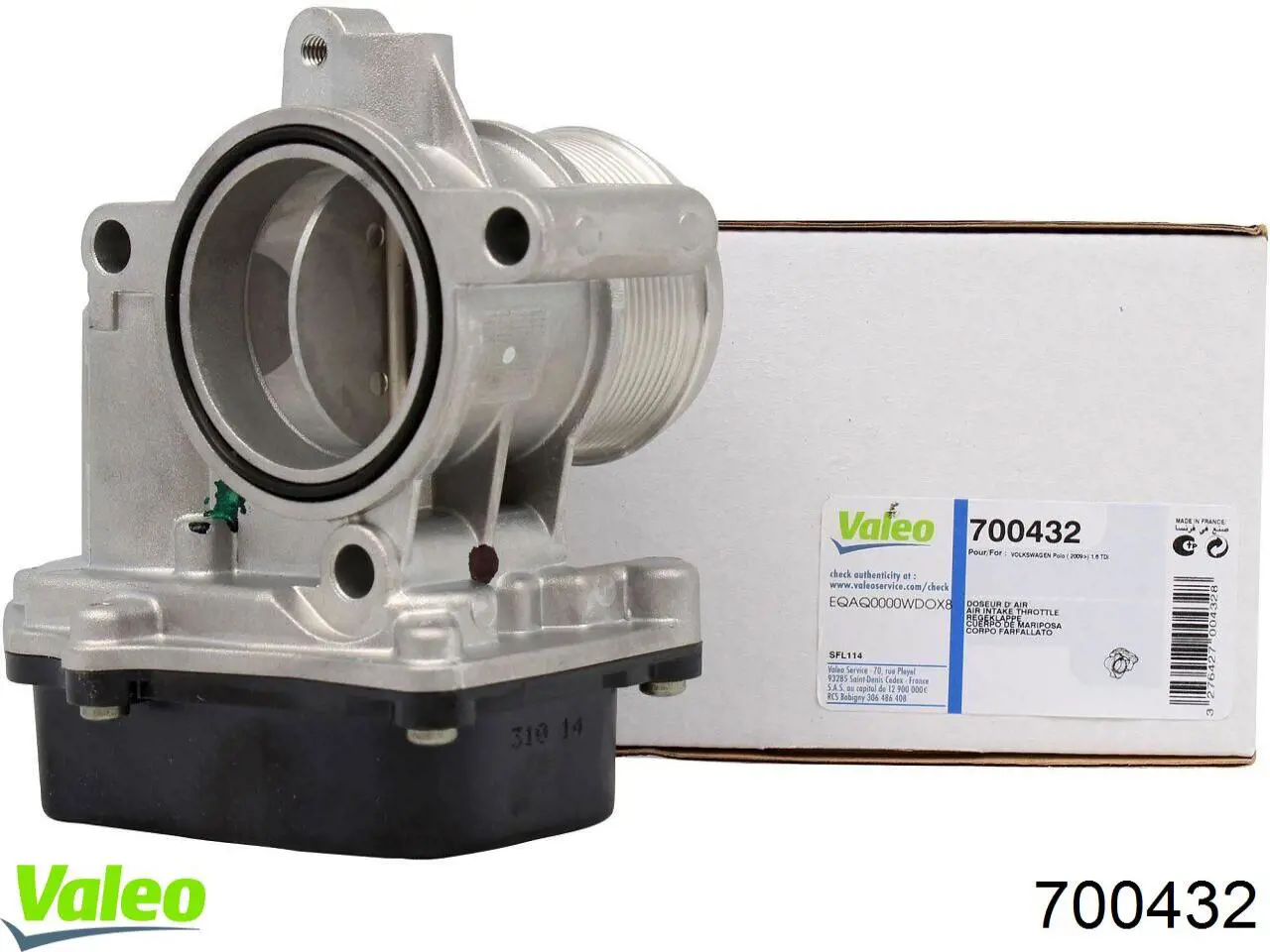 Заслонка воздушная VALEO 700432
