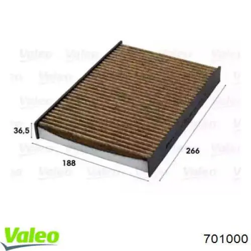 701000 VALEO фильтр салона