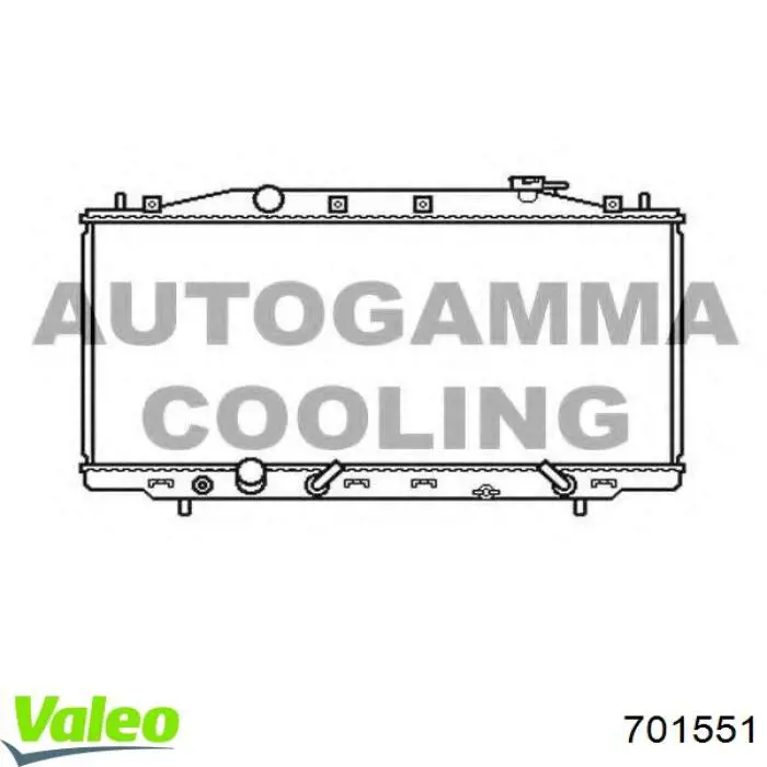 Радиатор охлаждения двигателя VALEO 701551 цена, от 131.94 USD