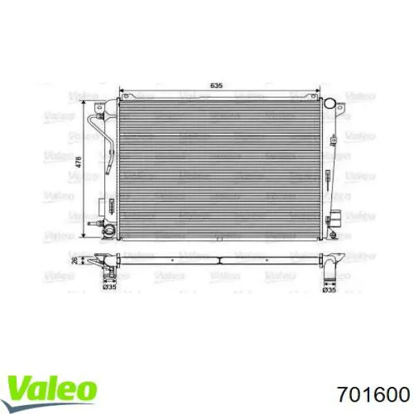 Радиатор 4026083 Polcar