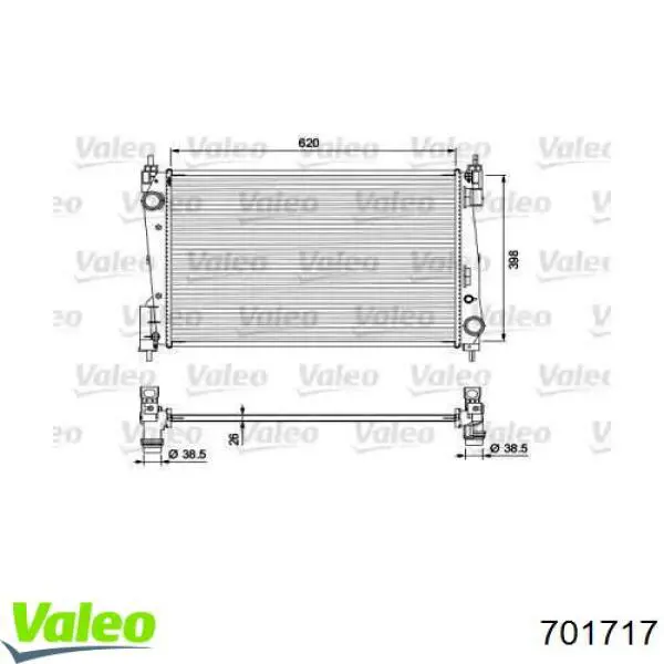 Радиатор 302408A4 Polcar