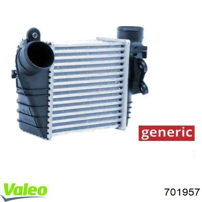 Radiador refrigeración del motor 701957 VALEO