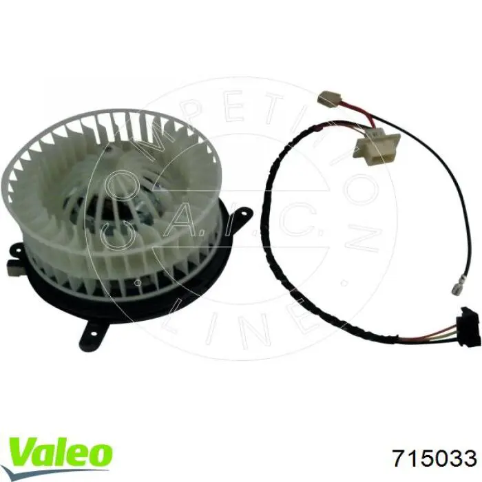 Купить 715033 VALEO Электродвигатели (электродвигатель отопителя) или розетка прицепа штепсельная