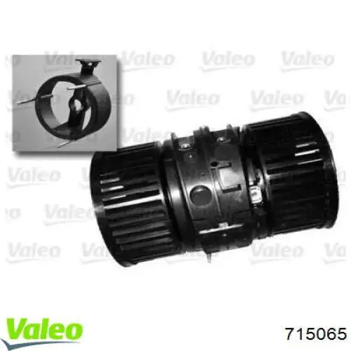 Motor eléctrico, ventilador habitáculo 715065 VALEO