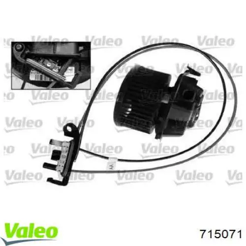Мотор вентилятора печки (отопителя салона) VALEO 715071 цена, от 60.09 USD