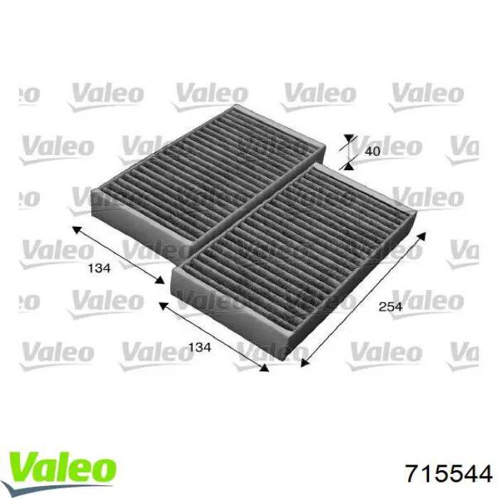 Воздушный фильтр салона VALEO 715544