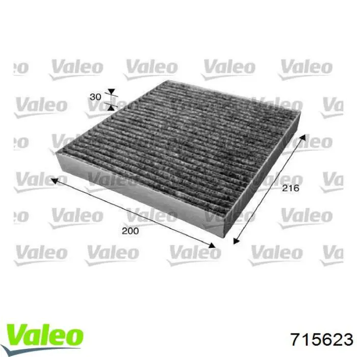 Воздушный фильтр салона VALEO 715623