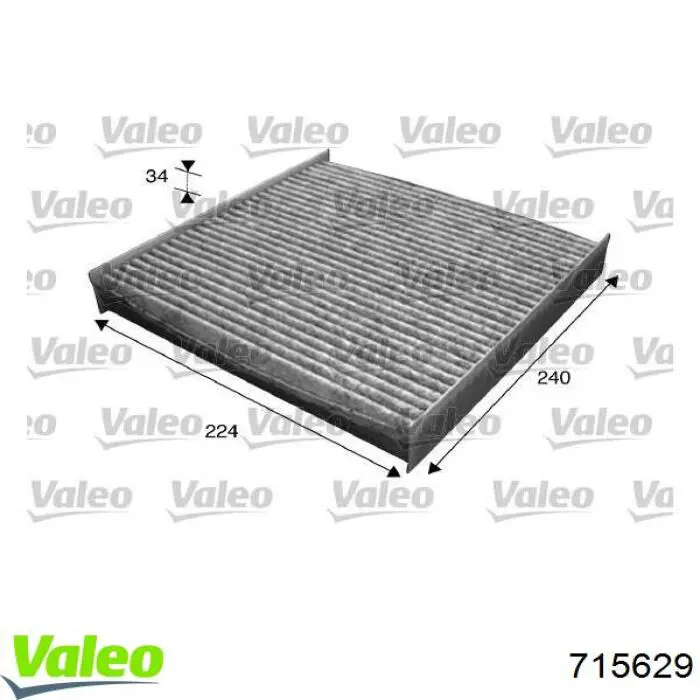 Фильтр салона VALEO 715629