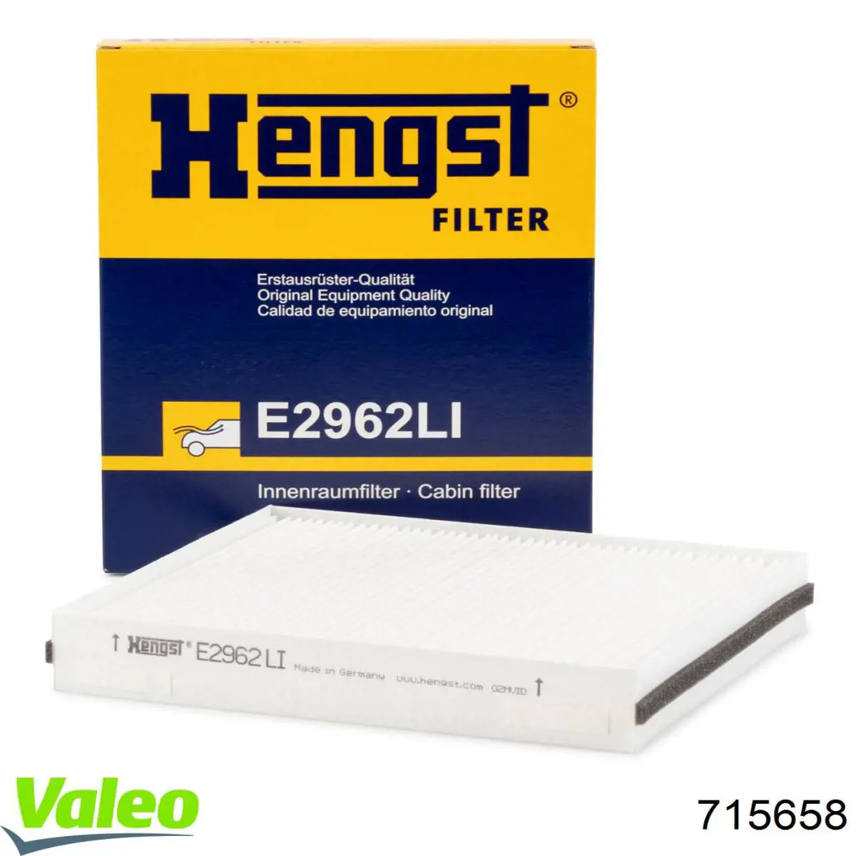 715658 VALEO Внутрисалонный фильтр