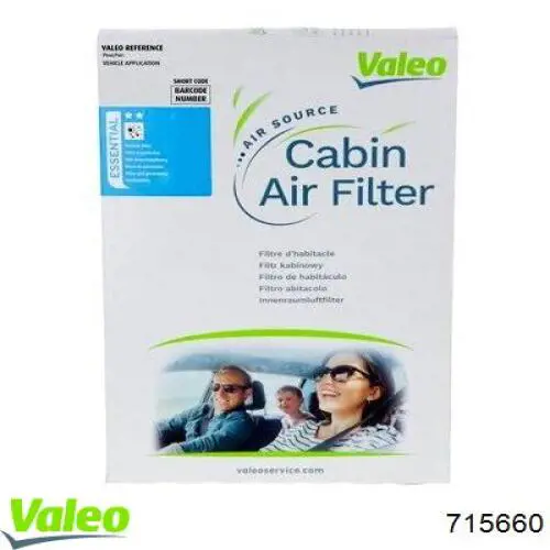 Воздушный фильтр салона VALEO 715660