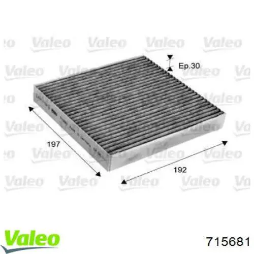 Фильтр салона 715681 VALEO
