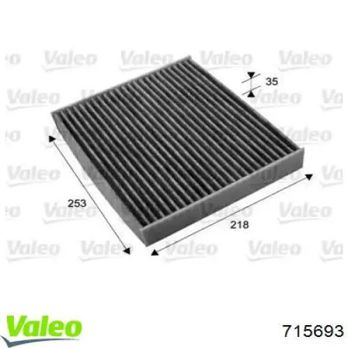 Фильтр салона 715693 VALEO