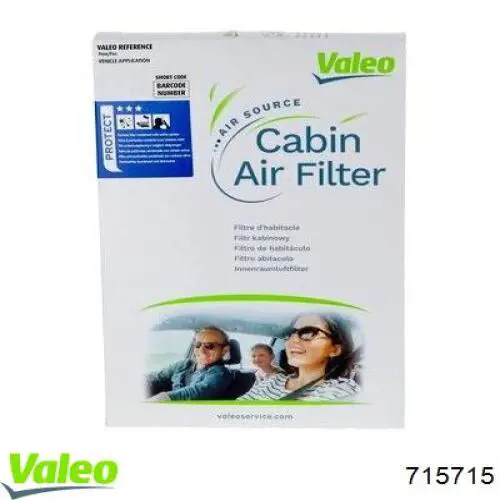 Фильтр воздушный отопителя VALEO 715715 цена, от 21.60 USD