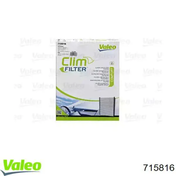 Фильтр воздушный отопителя VALEO 715816 цена, от 4.71 USD