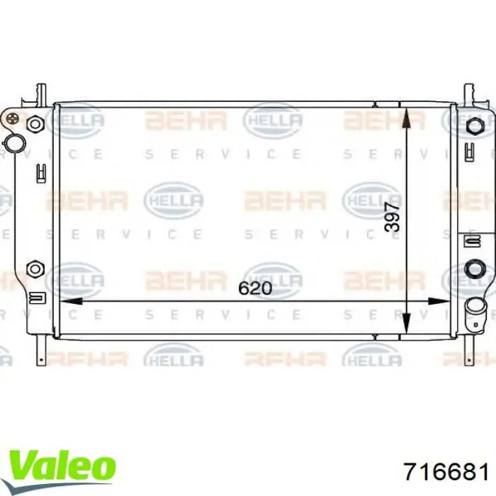 Компрессор кондиционера 716681 VALEO