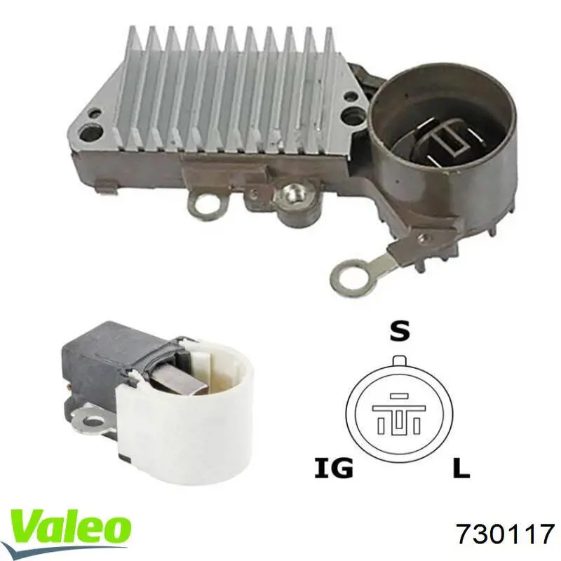 Radiador refrigeración del motor 730117 VALEO