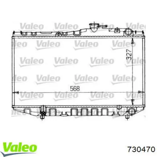 Радиатор охлаждения двигателя Polcar 8107082 цена, от 48.79 USD