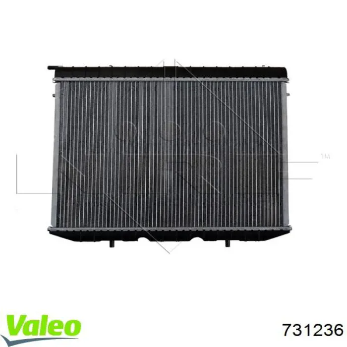 Радиатор 731236 VALEO