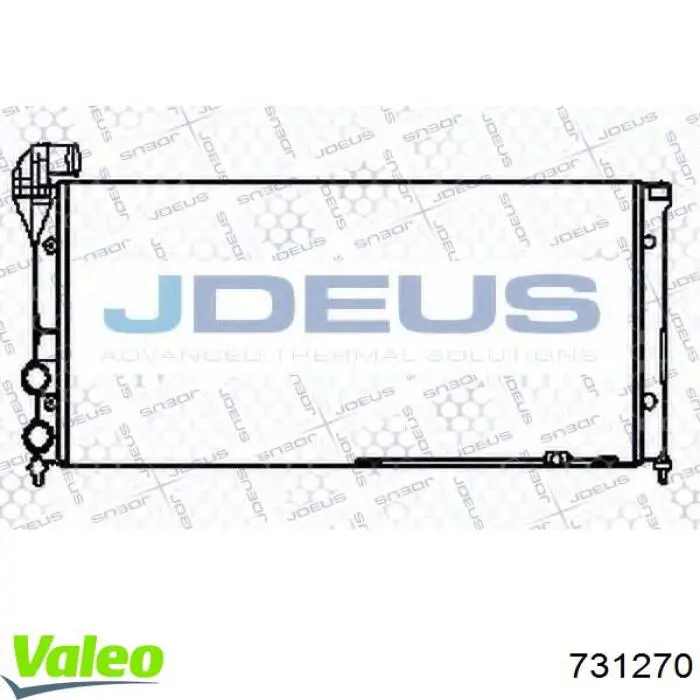 731270 VALEO Radiador original y equivalente