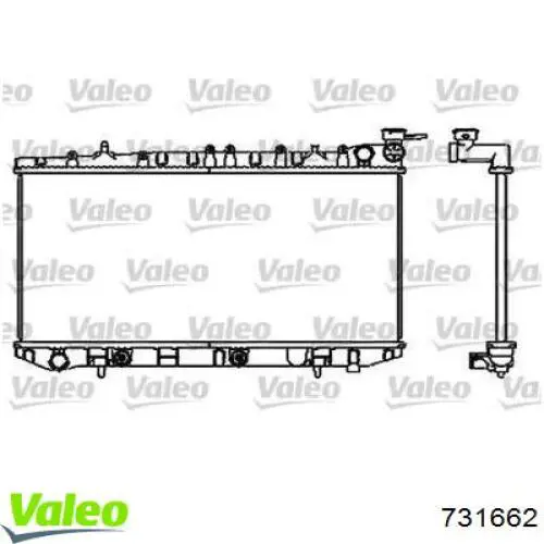 Радиатор 731662 VALEO