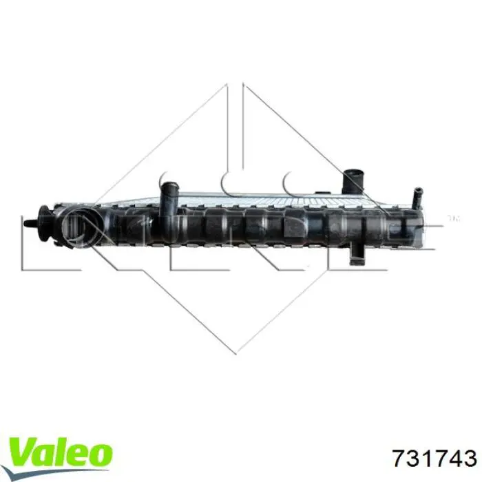 Купить 731743 VALEO Радиатор водяной