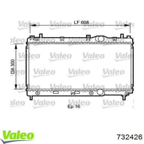 Радиатор охлаждения двигателя Chrysler 04495947 цена, от 94.54 USD