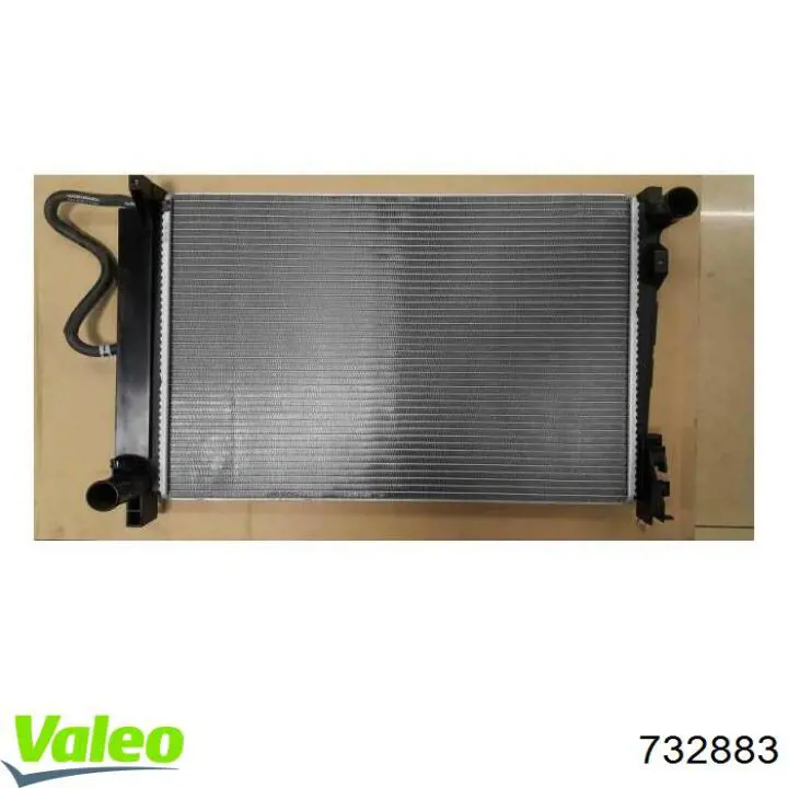 Купить 732883 VALEO Радиатор водяной