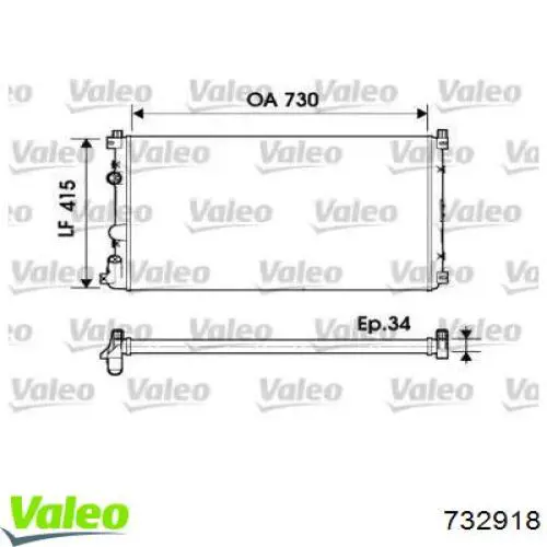 Радиатор охлаждения двигателя Renault (RVI) 4414972 цена, от 62.51 USD