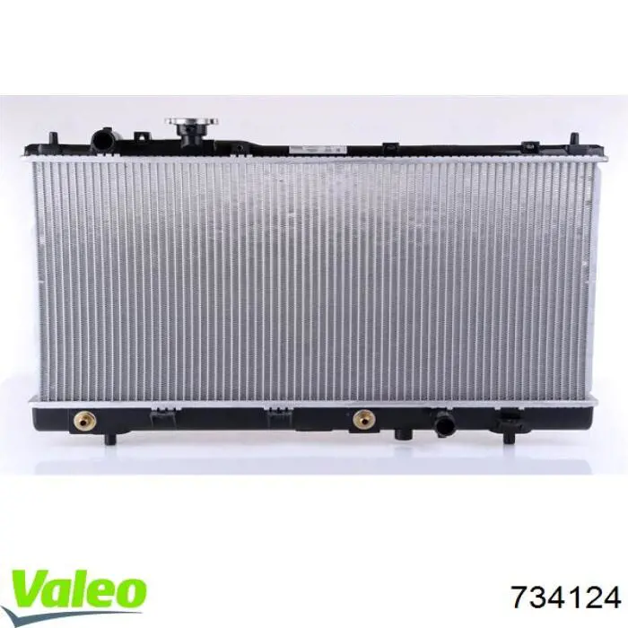 Radiador refrigeración del motor 734124 VALEO
