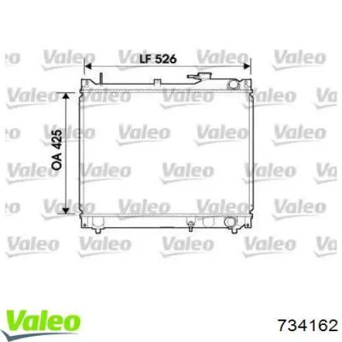 Радиатор 734162 VALEO