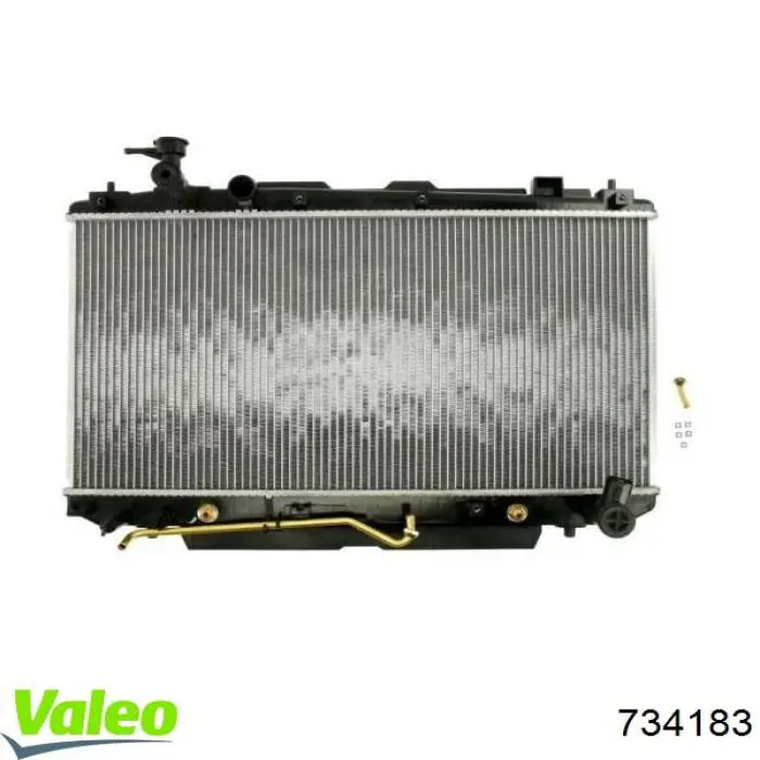 Radiador refrigeración del motor 734183 VALEO
