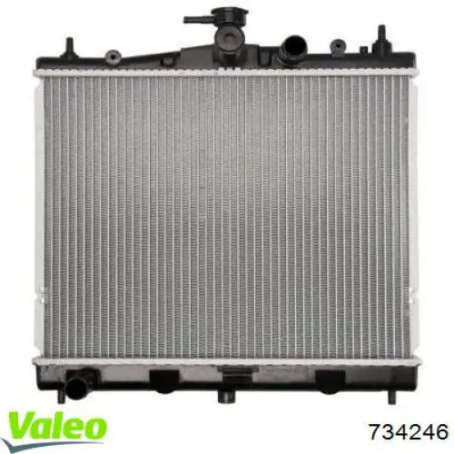 Радиатор 734246 VALEO