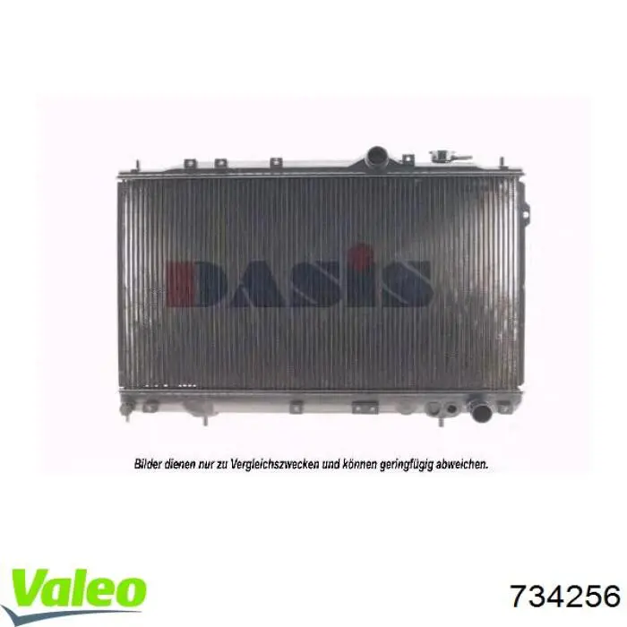 Radiador refrigeración del motor 734256 VALEO